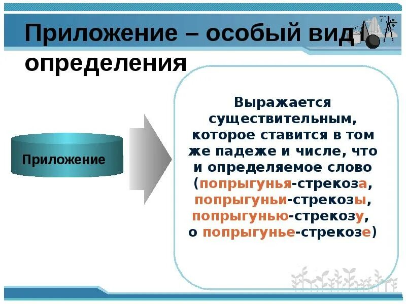 Что такое приложение как определить. Приложение как особый вид определения. приложение как особый вид определения 8 класс презентация. как выражается приложение. приложение как особый вид определения 8 класс конспект урока.