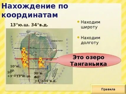 Географические координаты озера танганьика