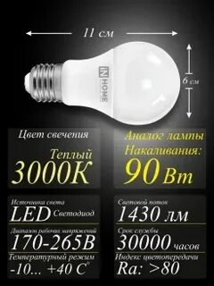 Цвет лампочки холодно белый