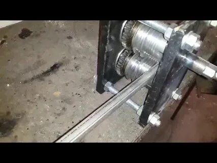 Станок для холодной ковки усиления профильной трубы