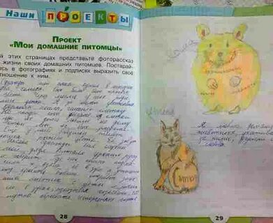 Нарисовать питомца 2 класс окружающий мир