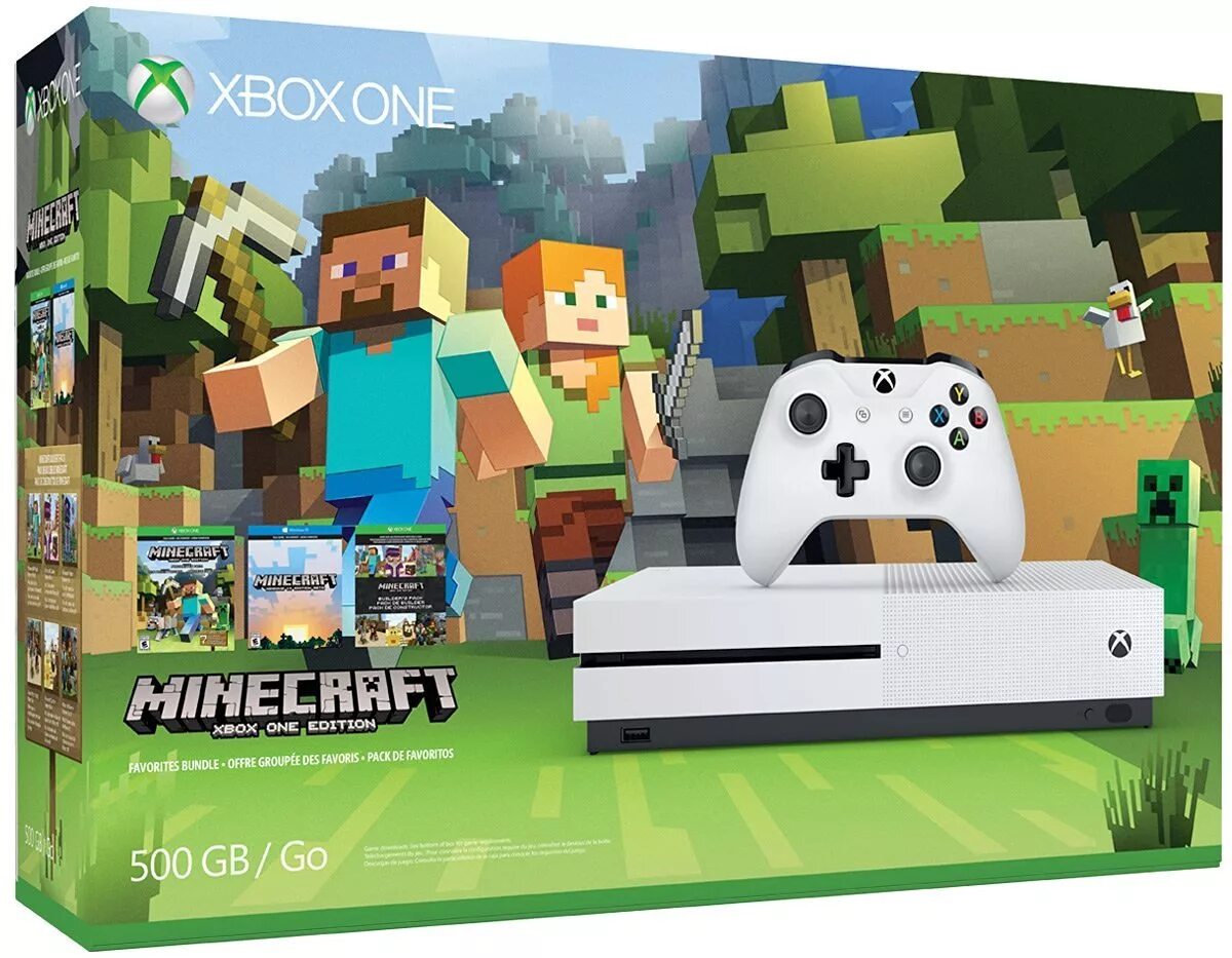 Купить microsoft xbox one. Xbox one s 500gb. Игровая приставка Xbox one 500gb. Игровая приставка Microsoft Xbox one s 500 ГБ. Xbox one s 500gb Minecraft.