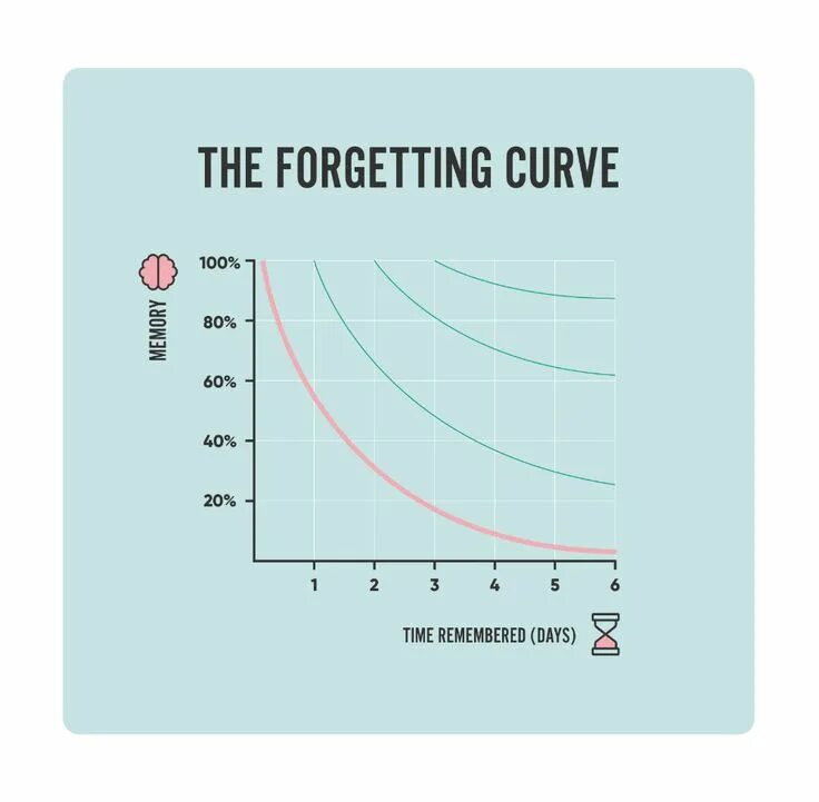Curve обзор. Ebbinghaus forgetting curve. кривая забывания. кривая забывания эббингауза. curve graph.