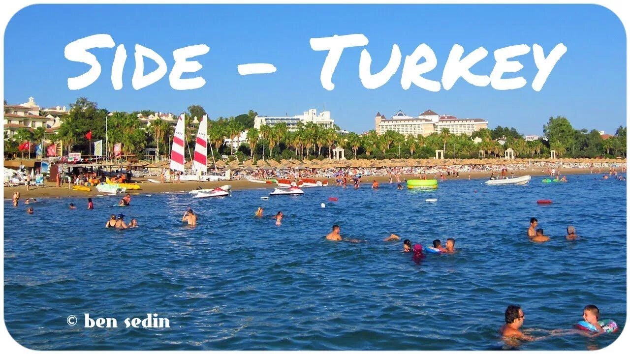 Турция сиде видео. Side Турция надпись. Kaya Side Турция с надписью фото. Melas Holiday Village. Side Turkey Summer Town.