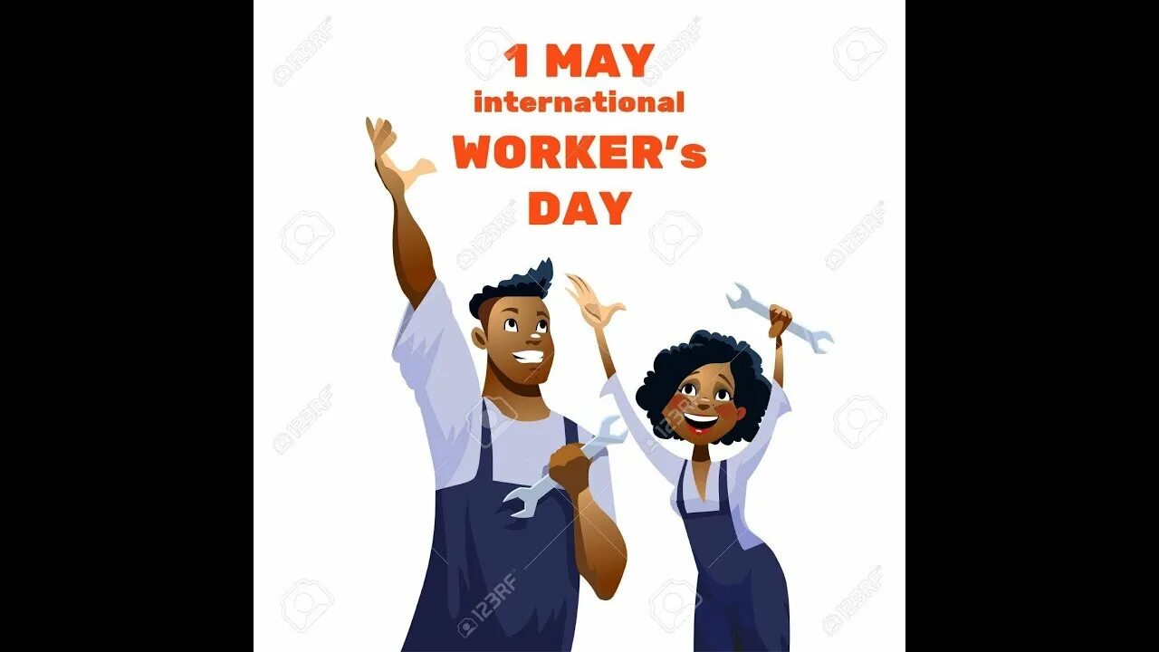 The day the work is done. Happy international labor day!. international workers&#039; day. happy international workers day. 1st of may labor day.