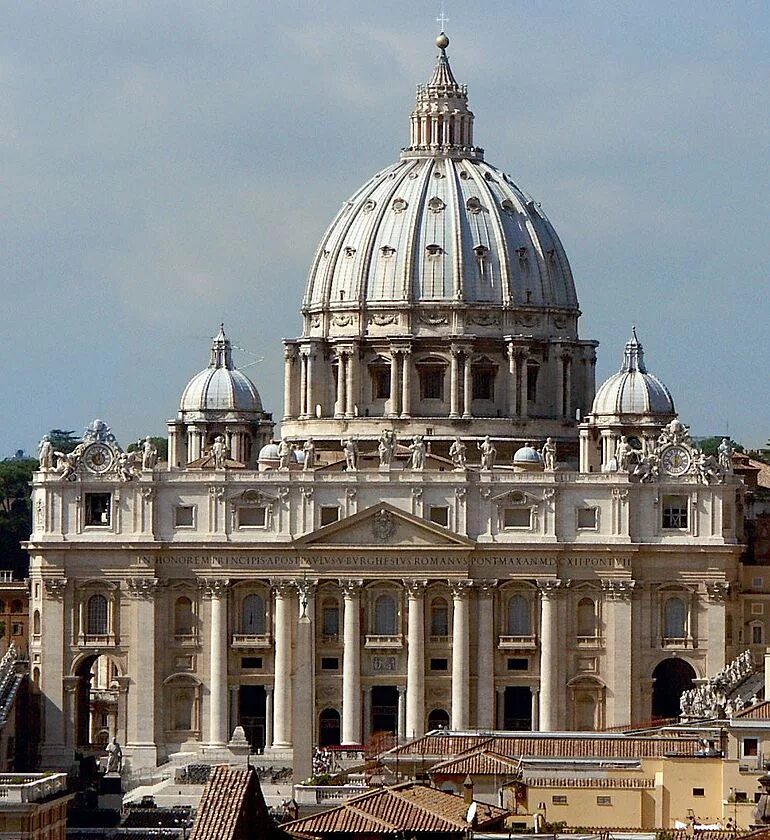 Высокое возрождение архитектура. Купол собора Святого Петра Микеланджело.