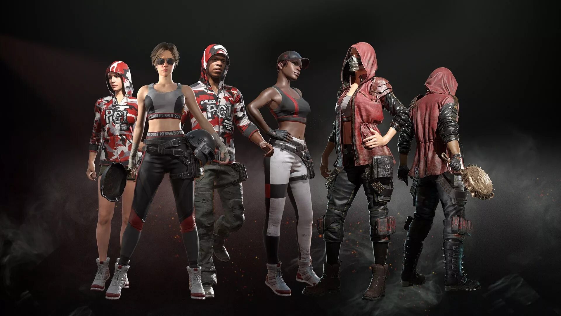 Скин папг. PGI Skin Set PUBG 2018. Julie PUBG. PUBG PGI S Skins.