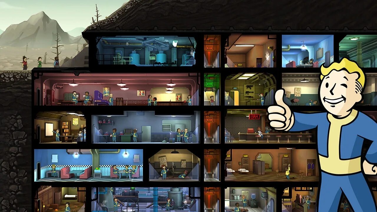 Игра Fallout Shelter. Смотритель Fallout Shelter. Shelter игра убежище. Fallout 4 Shelter. Игра где выживают в бункере