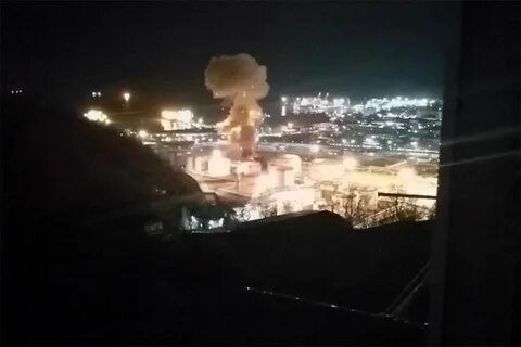 На нпз прилетел беспилотник