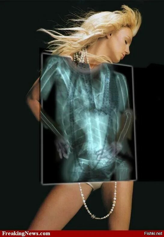 X ray через одежду
