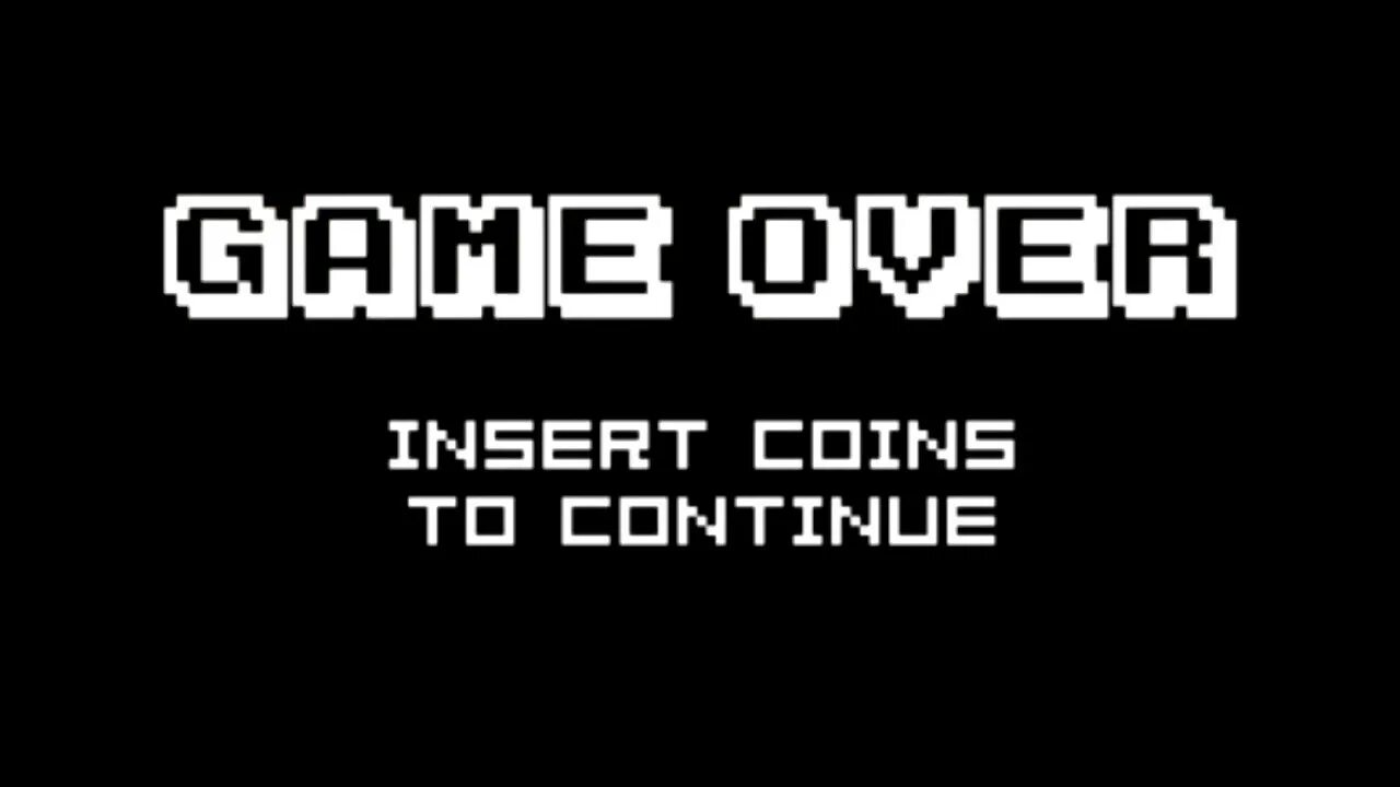 Over continue. Надпись game over. Game over Insert Coin. Game over continue. Экран game over Screen.