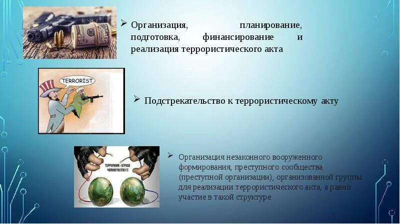 Успех планирования и реализации террористических замыслов обусловлен. Успех планирования и реализации террористических замыслов обусловлен. Успех планирования и реализации террористических замыслов обусловлен. Главный способ финансирования террористической деятельности. Деятельность террористических организаций.