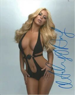 AUBREY O'DAY Dumblond Danity Kane Signed Original Autographed Photo 8x...