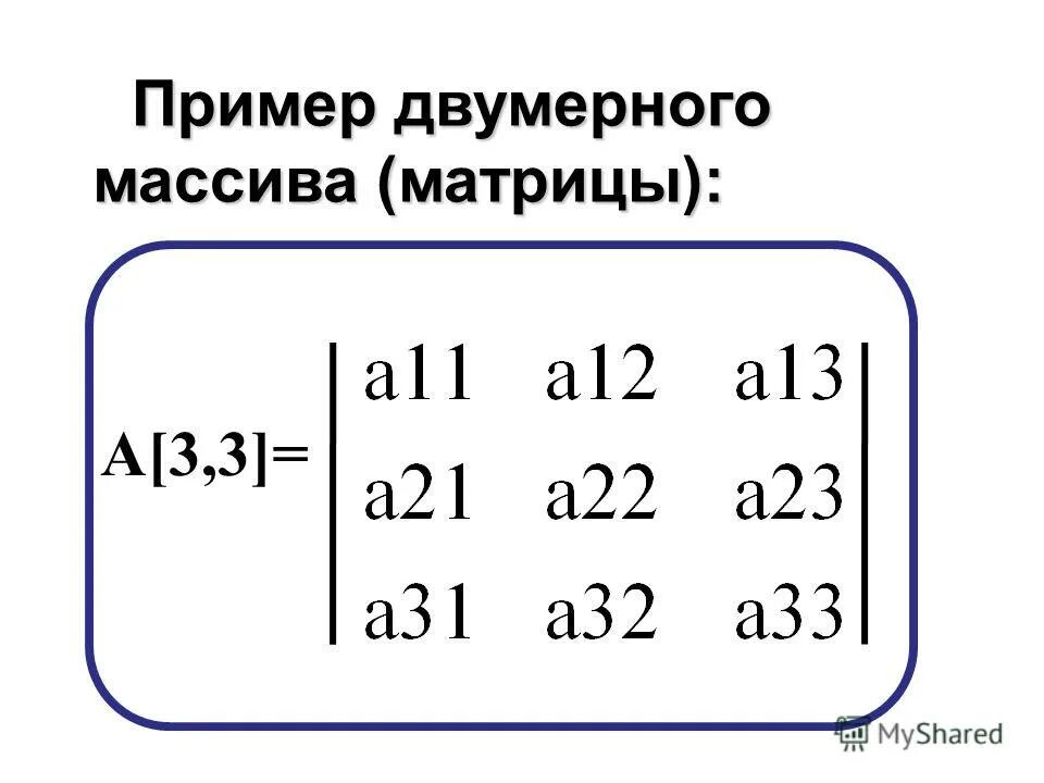 Двумерный массив матрица. Двумерный массив. Двумерный массив. Массив в маткад. Двумерный массив в паскале столбец.