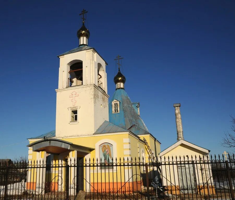 Фокино воротынский район нижегородская область. Фокино Нижегородская область храм. Фокино (Воротынский район). Воротынский район Нижегородской области храм Михаила Архангела.