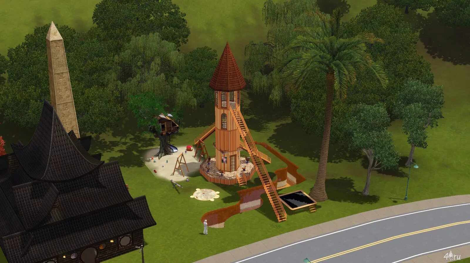 Детская площадка симс 3. Площадка симс 3. Симс 3 дети. Детская площадка симс 3. Сансет вэлли парк.