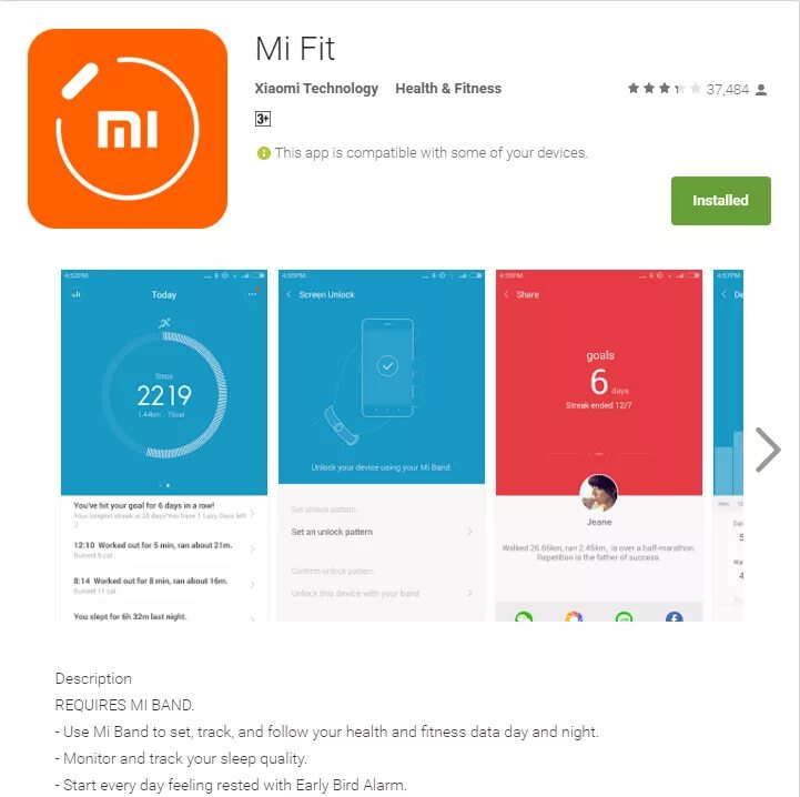 Mi app