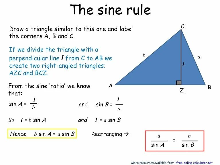 Math sin math pi. Triangle sine rule. sine and cosine rule. the cosine rule of triangle.