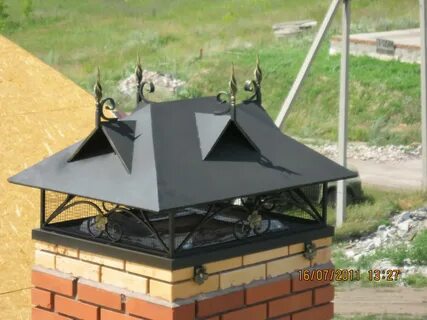 Колпак на дымоход своими руками из металла