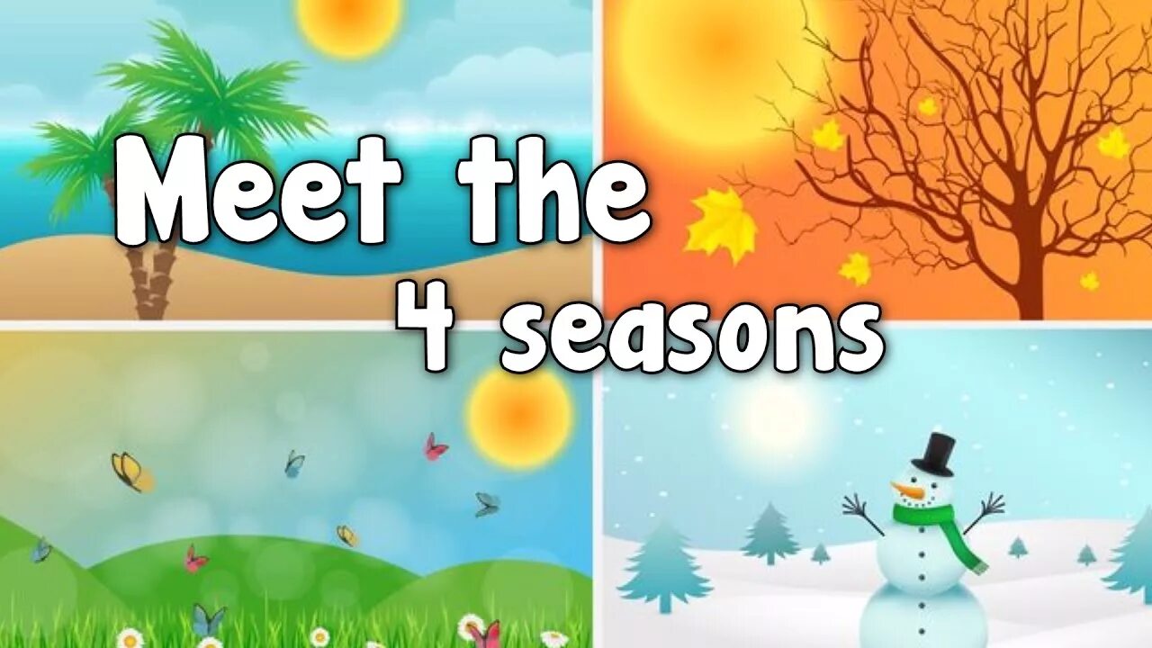 Seasons для детей. Seasons of the year. Времена года на английском. 4 seasons of the year