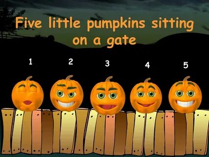 Five little pumpkins