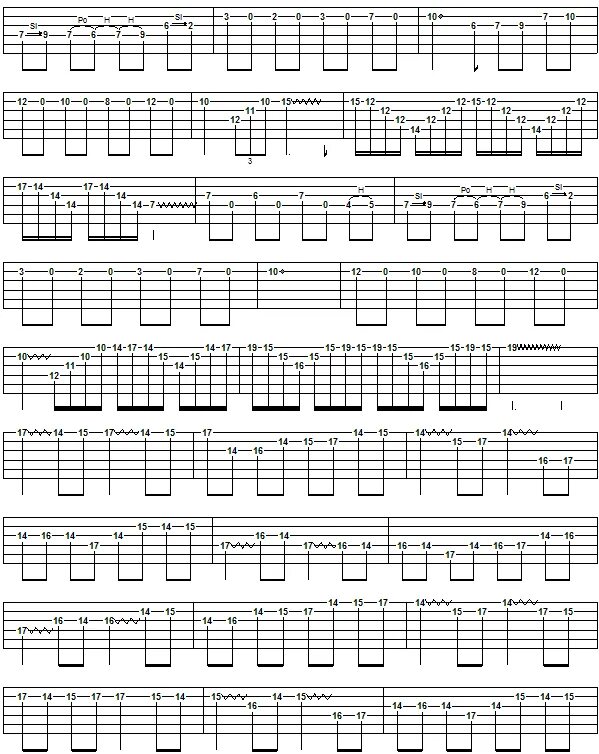 Sad tabs. Canon Rock табы акустика. Табулатура. Табулатура для трубы. Табулатура фото.