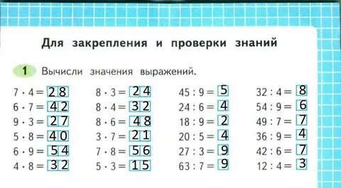 Проверка знаний по математике за 6 класс
