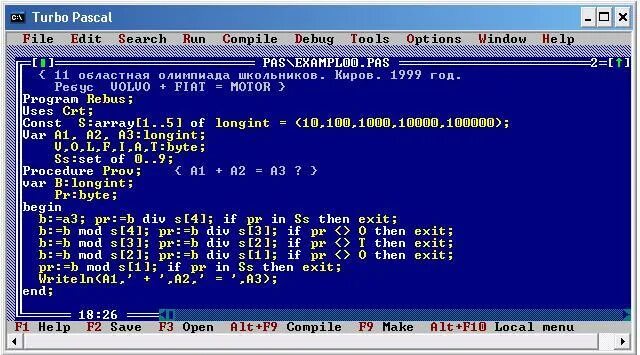 Pascal coding. Паскаль программа. Код на турбо Паскале. Программа турбо Паскаль. Борланд Паскаль.