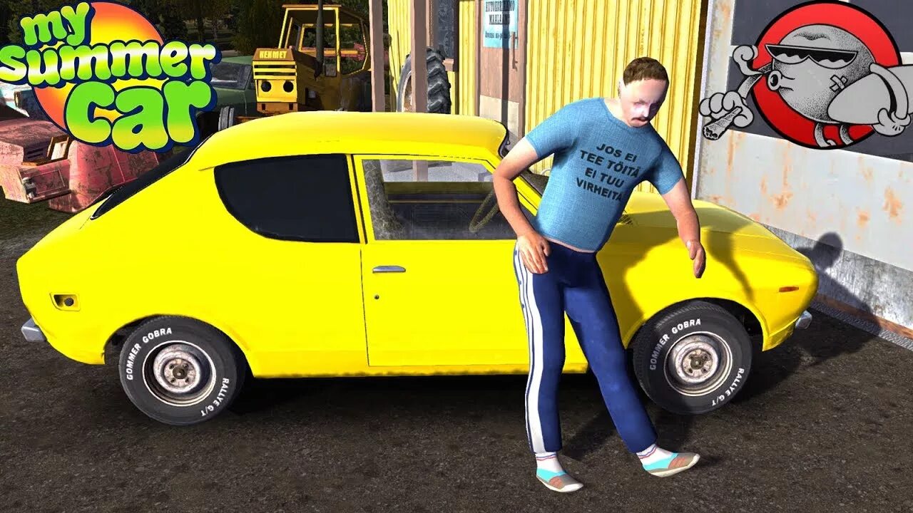 Как начать играть в my summer. My summer car главный герой. машина теймо my summer car. май саммер кар персонажи. главный герой май саммер кар.