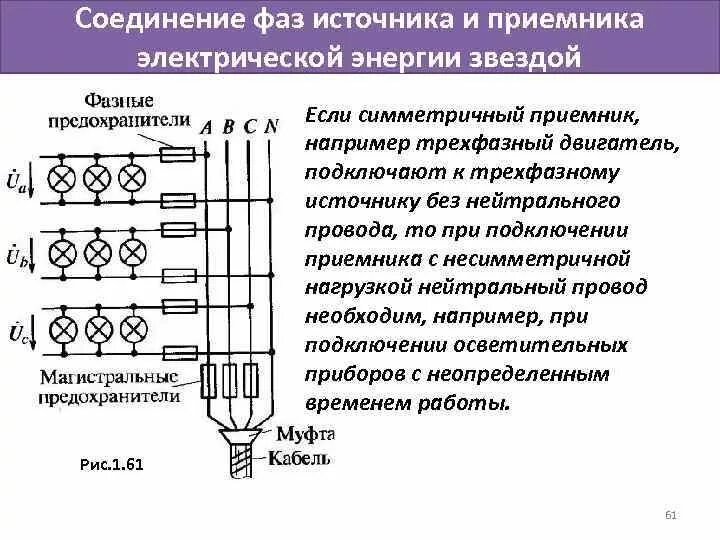 Симметричный трехфазный приемник. Несимметричный трехфазный приемник примеры. Симметричный трехфазный приемник энергии соединен звездой. Симметричная двухфазная обмотка. Соединении фаз приемника звездой