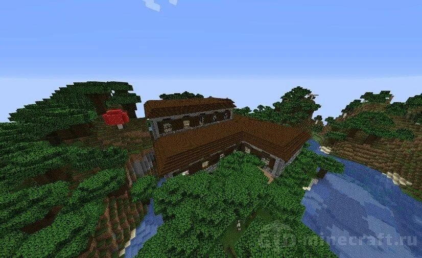 17. Ключ генерации на особняк. Особняк майнкрафт 1. Minecraft особняк разбойников. Сиды на особняк в майнкрафт.