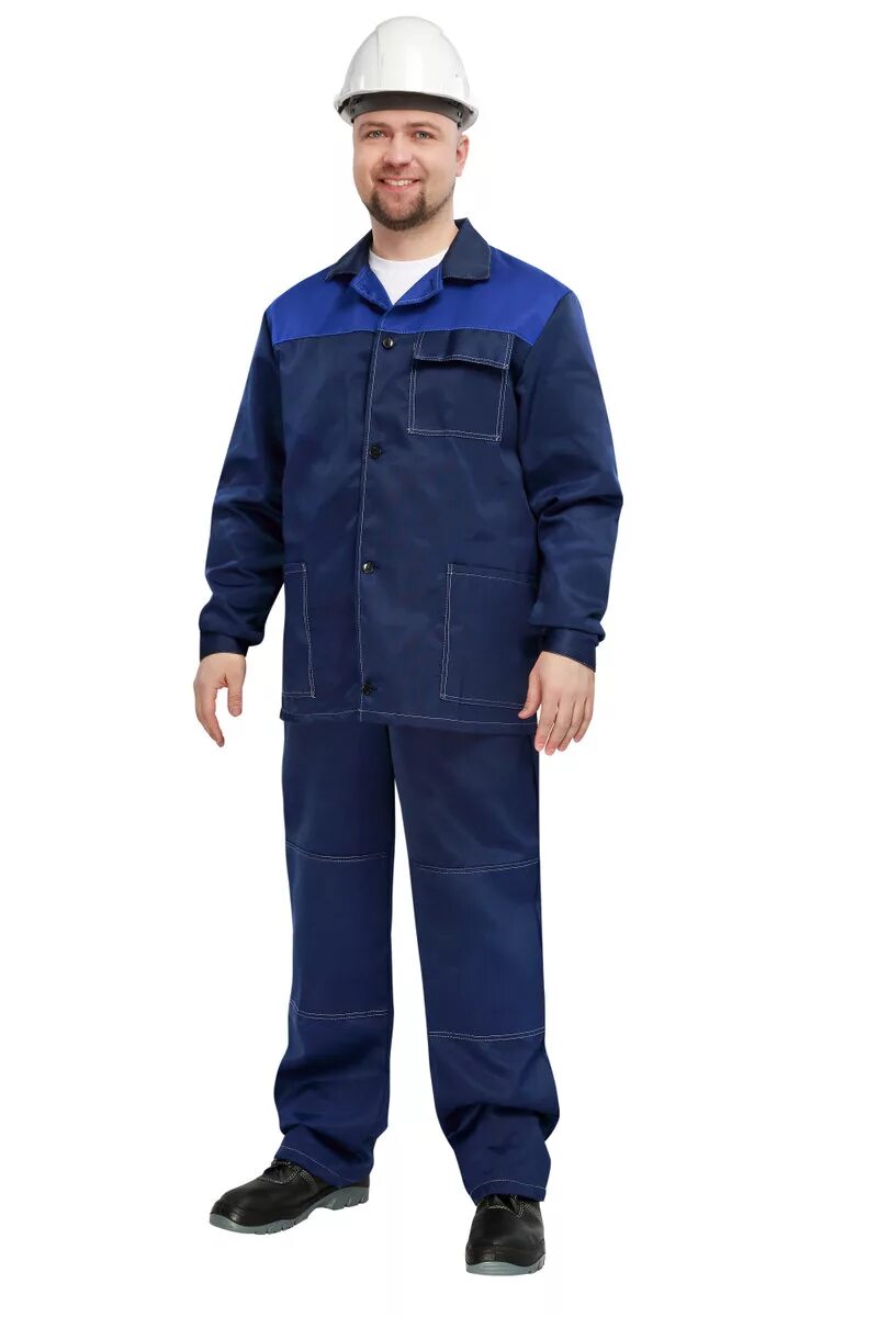 Униформа для персонала. Спецодежда. Комплект вкпо 2020. Синий/василёк). Униформа полиции.