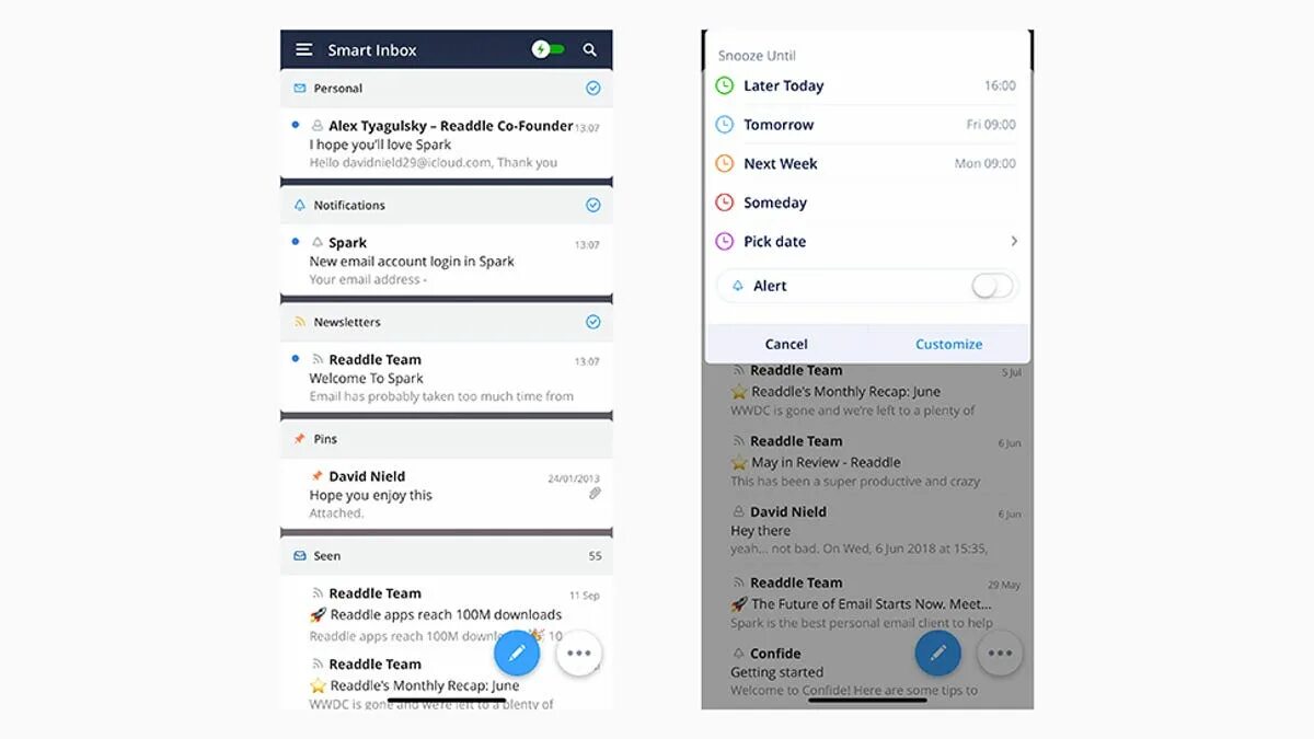 Android email client