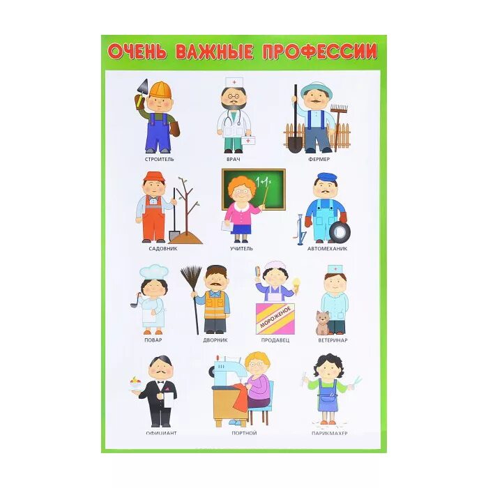 Важные профессии. Плакат. профессии. очень важные профессии. профессии для детей постер. плакат профессии для детей.