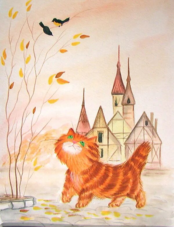 Игра про кота 2022 stray. Приключения рыжего кота. Художница масалитина наталья. Кошка детский рисунок. Книга про рыжего кота.