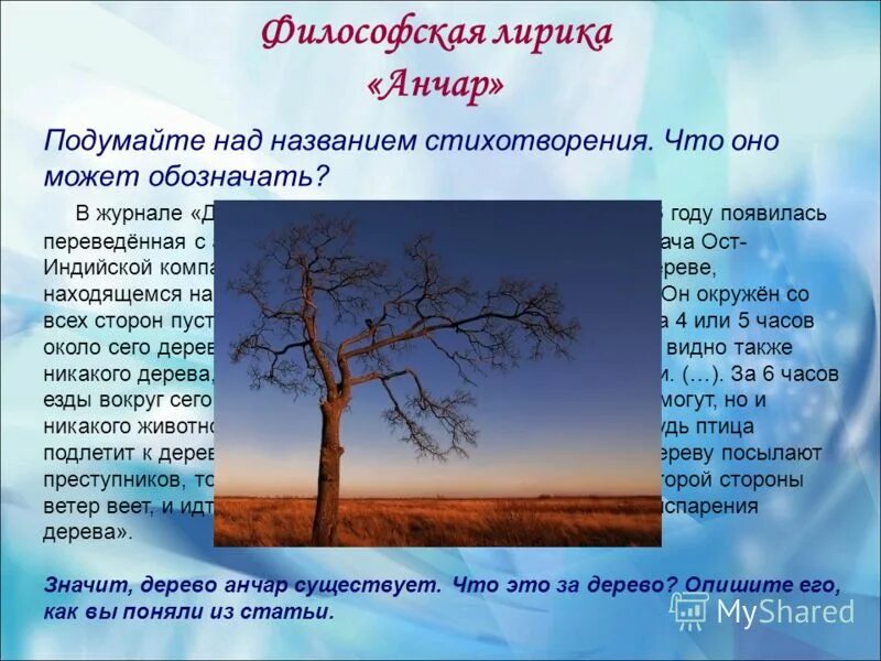 Какое событие описано в стихотворении. Анчар стихотворение Пушкина. Дерево Анчар Пушкин. Анчар Пушкин стихотворение.