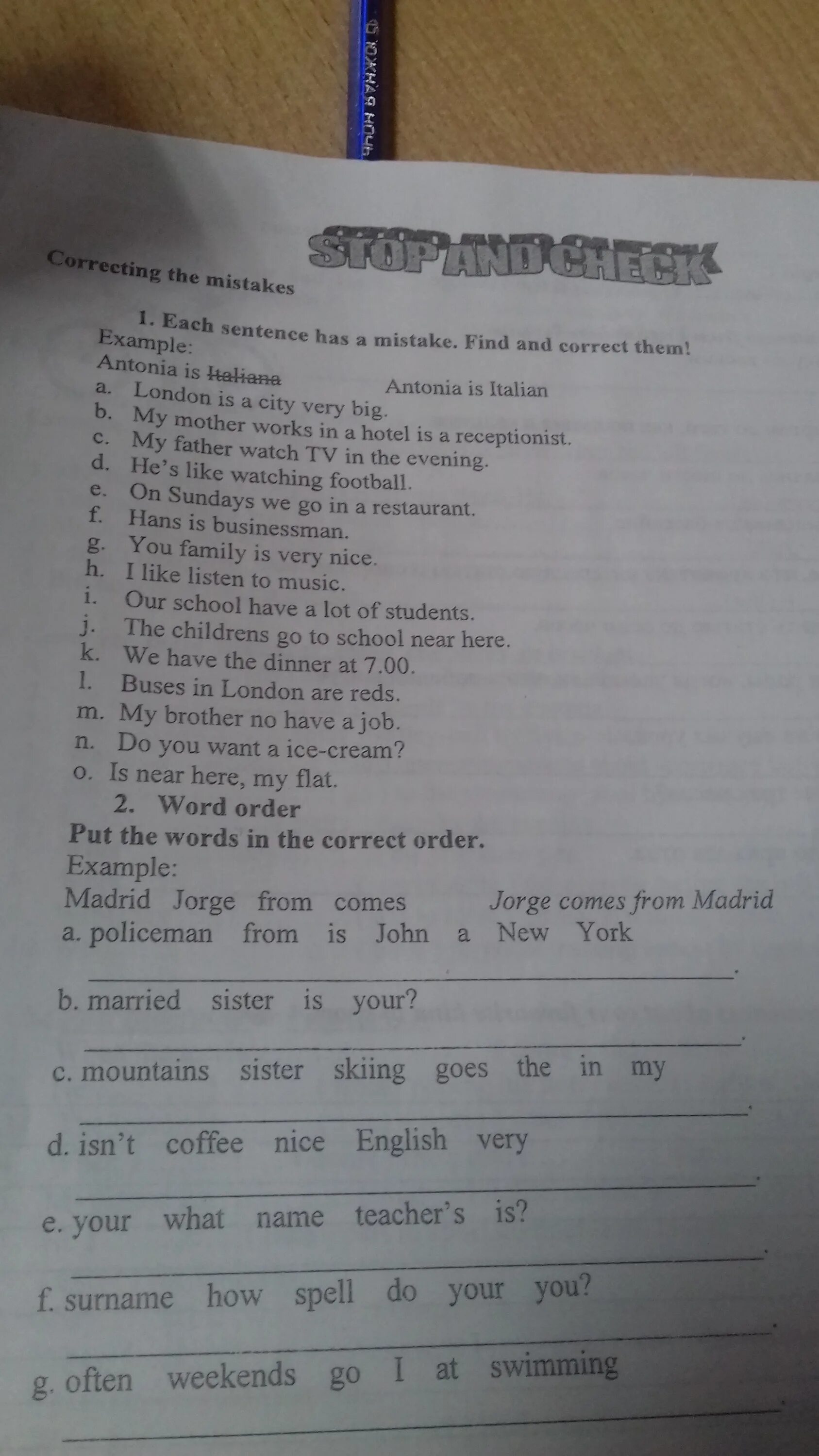 Read the sentences in correct order. Английский язык write the sentences. Find mistakes and correct them. Find the Five mistakes and correct them 5 класс. Find and correct the mistakes in the sentences below 6 класс ответы.