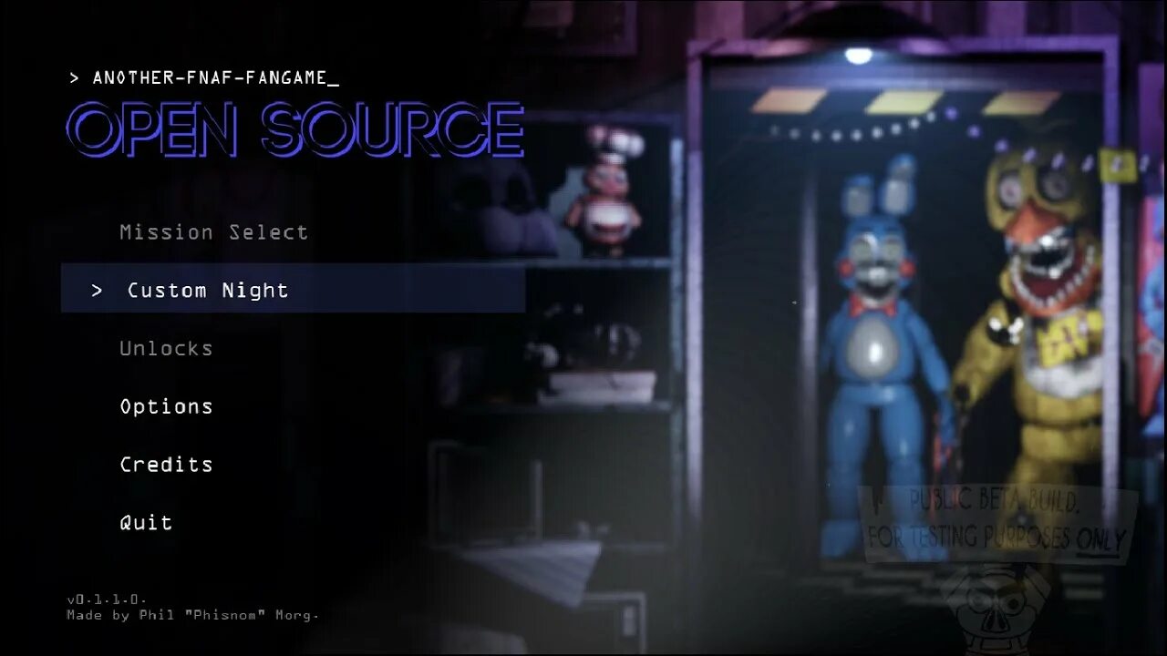 Another FNAF Fan-game: open source. Главное меню ФНАФ. ФНАФ С открытым миром. Another FNAF Fangame: open source.