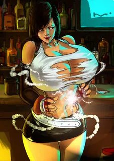 Tifa's Breast Expansion Materia by expansion-fan-comics. 