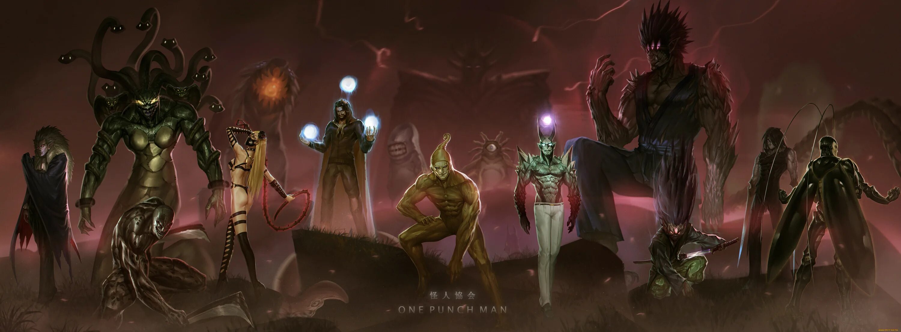 Монстр уровня. Король монстров орочи ванпанчмен. one punch man ассоциация монстров. кароль монстро ван панч мен. ванпанчмен сайтама против орочи.