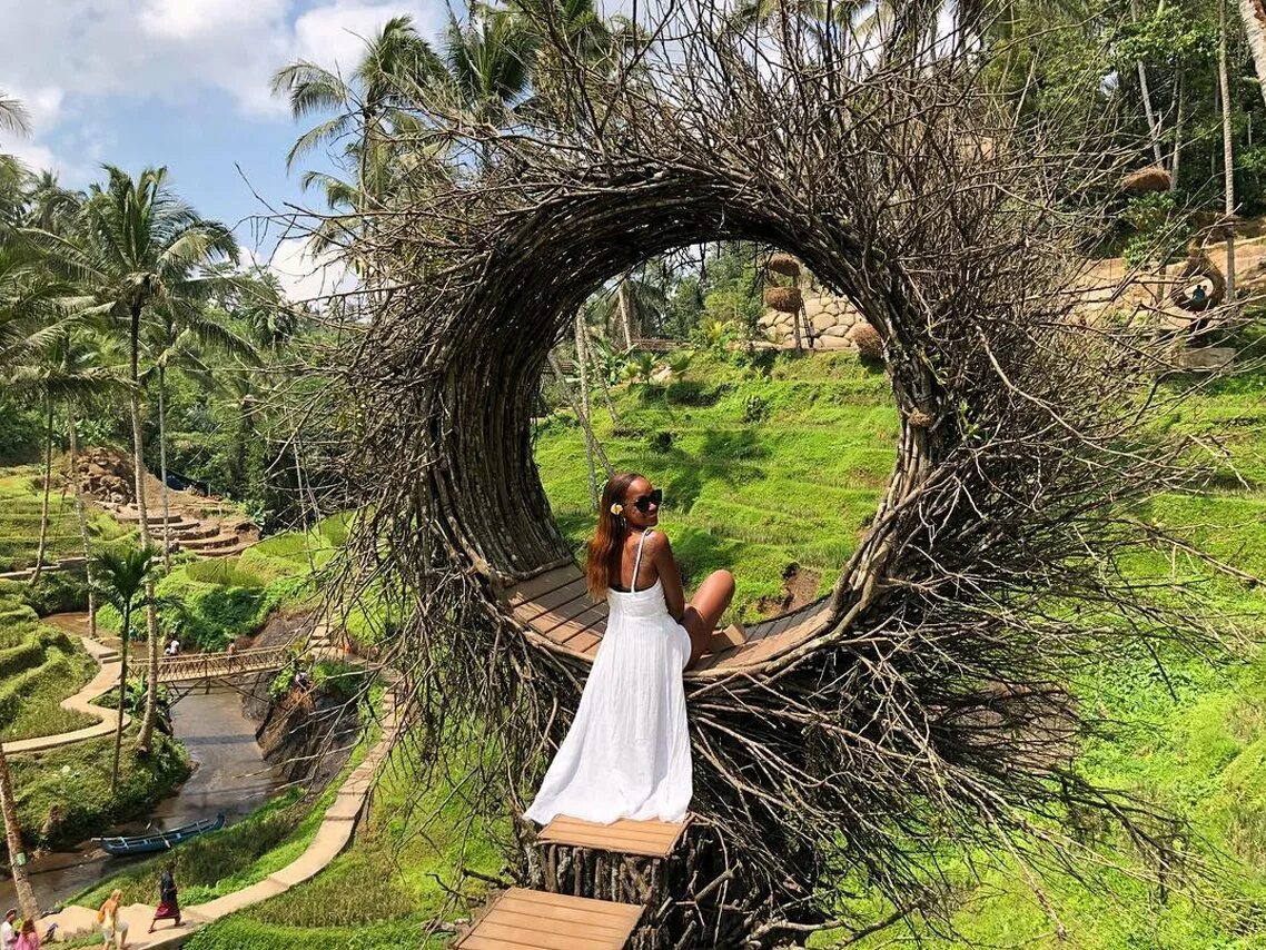 Парк Ubud на Бали. Качели Бали Убуд. Инстаграммный Бали. Шалаш на Бали.