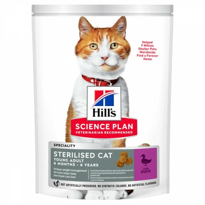 Hill s science plan для стерилизованных кошек. Hills корм для кошек Sterilised. Hill's SP Hairball Indoor 1,5кг корм для кошек с курицей. Корм Хиллс SP Cat Sterilised 6м-6л утка 605252r 1.5кг. Сухой корм для кошек Science Plan.