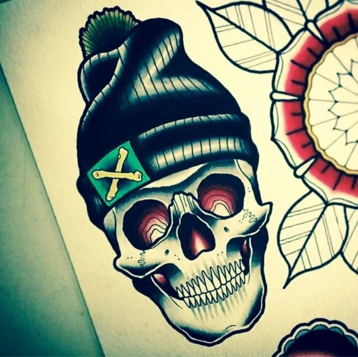 Old skull