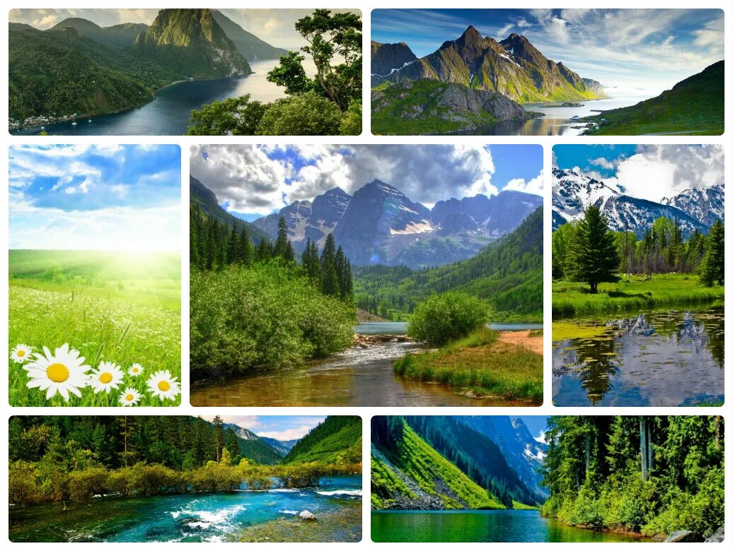 красивые коллажи. коллаж природа. коллаж пейзаж. коллаж природы. коллаж из фотографий природы.