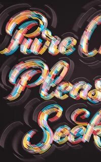 Self initiated typographic project inspired by the Moloko song 'Pure P...