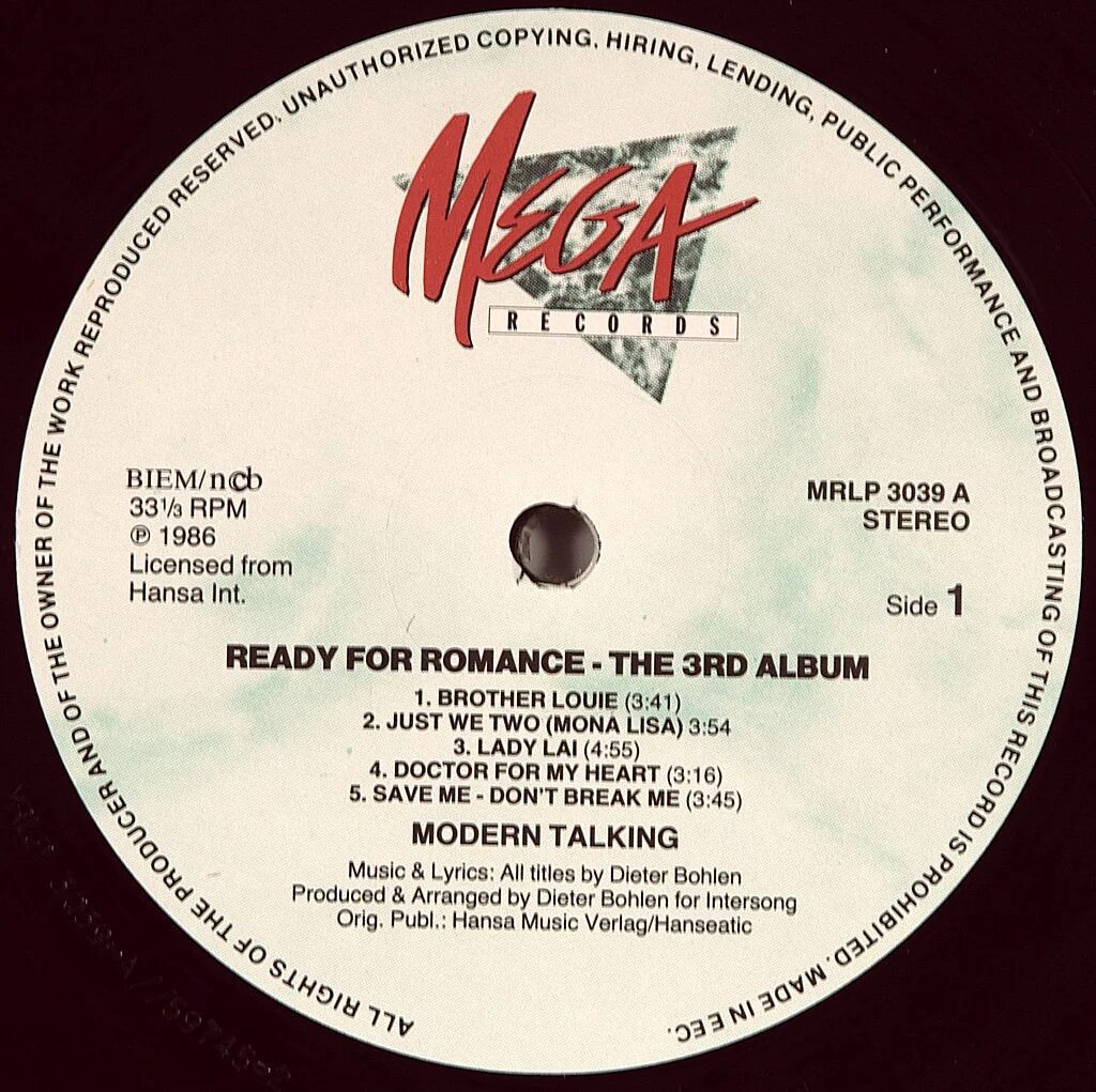 Ready for romance. Виниловые пластинки Modern talking. Modern talking диск 1986. Пластинка Modern talking 1985. Modern talking ready for Romance 1986 LP.