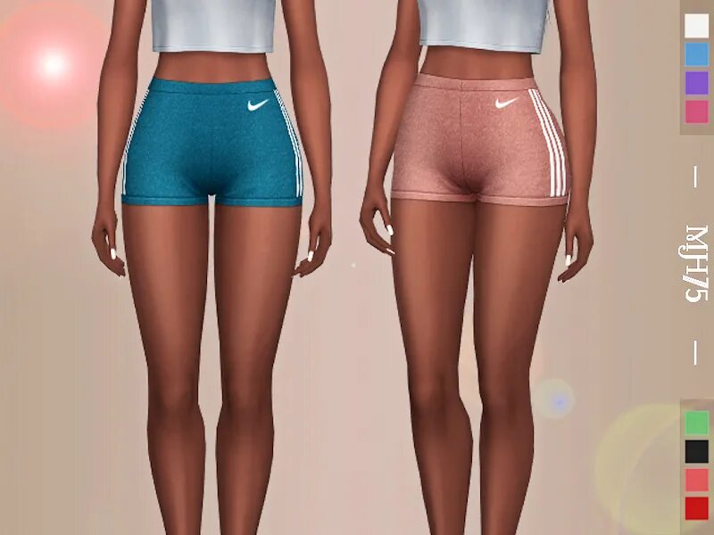 SIMS 4 Nike shorts. SIMS 4 short shorts. Симс 4 Nike clothes. SIMS 4 короткие шорты.