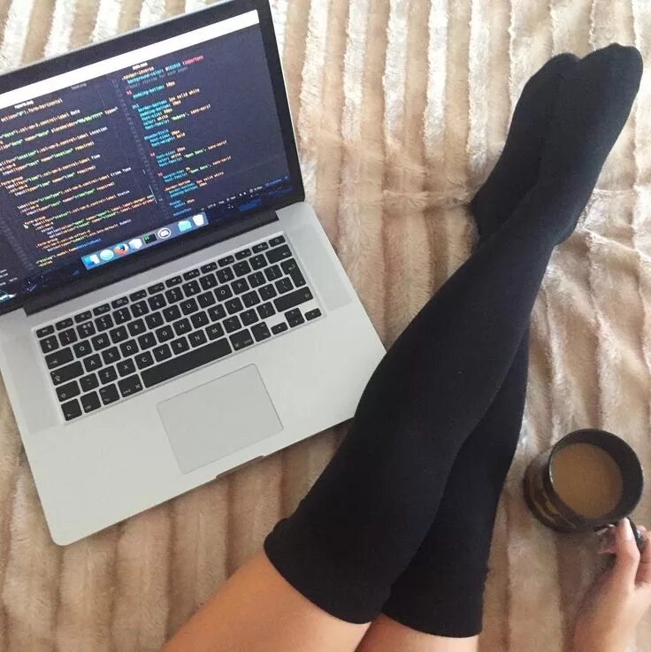 Coding girl