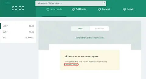 Через какую сеть перевести usdt