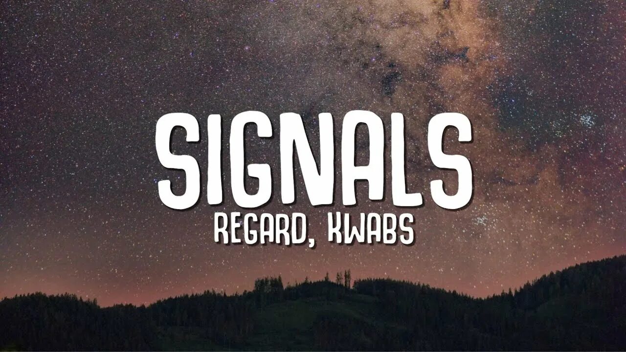 Kwabs signal. Regard kwabs. regard kwabs signals. signal loud &amp; clear.